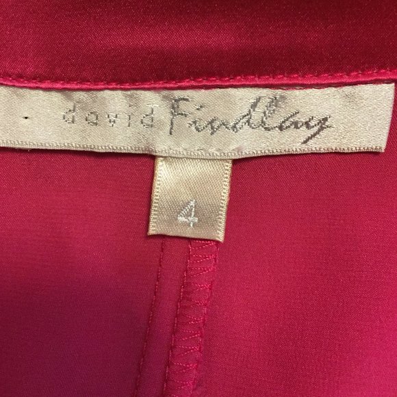 Elegant Pink Satin Blouse - Picture 2 of 3